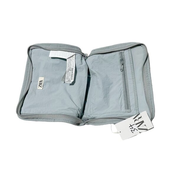 New Zara QUILTED TOILETRY BAG Moss Green - Picture 6 of 6